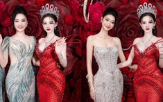 Lâm Khánh Chi khoe đường cong, Hoàng Kim Ngân rạng rỡ trong tiệc sinh nhật của hoa hậu Kiều Vũ