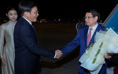 Thủ tướng Phạm Minh xem bong da truc tiep nhanh nhat về tới Hà Nội, kết thúc tốt đẹp chuyến công tác dự Hội nghị cấp cao ASEAN 47