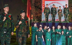 "Sao nhập ngũ 2025" tập 9: Chi Pu lúng túng trong phần bắn súng, Mũi Trưởng Long chúc mừng sinh nhật Hậu Hoàng