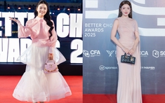 Hoa hậu du lịch và Hoa hậu nhân ái xuất hiện tại thảm đỏ Better Choice Awards 2025