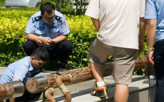 Bé trai 5 tuổi hét lên gọi mẹ rồi gặp nạn