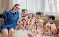 Con ốm đúng Trung Thu, cả nhà ái nữ đại gia Minh Nhựa rước đèn luôn trong bệnh viện: Biểu cảm của 4 "hậu duệ nhí" khiến ai nhìn cũng tan chảy