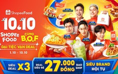 Khuấy động tháng 10 rực rỡ, ShopeeFood mời bạn nhập hội “Siêu Tiệc Vạn Deal”