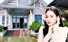 Biệt thự 6000m2 của ca sĩ Ngọc Hân chìm trong biển nước
