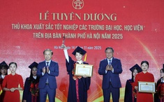 Tuyên dương Thủ khoa xuất sắc các trường đại học, học viện trên địa bàn Thủ đô Hà Nội năm 2025