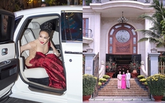 Nữ diễn viên được chồng thạc sĩ xây biệt thự 300 tỷ cho ở, thấy đàn chị không có vàng liền cho mượn