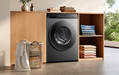 Xiaomi công bố máy giặt lồng ngang dung tích 12KG, chạy HyperOS và có 25 chế độ giặt thông minh