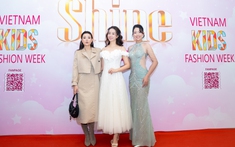 Diễn viên Thanh Hương, cô giáo Hương Đinh xuất hiện tại Show diễn SHINE trong khuôn khổ Vietnam Kids Fashion Week