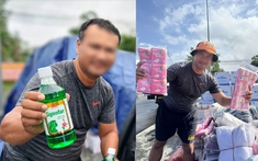 Danh mục cứu trợ vùng lũ có cả những sản phẩm vệ sinh, sát khuẩn rất thiết thực cho sức khỏe người dân vùng ngập lụt