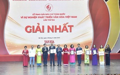 Giải Báo chí toàn quốc ‘Vì sự nghiệp phát triển Văn hóa Việt Nam’: Lan tỏa các giá trị tốt đẹp đến cộng đồng