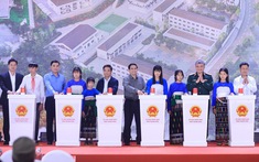 TỔNG THUẬT: Khởi công xây dựng các trường phổ thông nội trú tại các xã biên giới đất liền