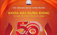 Khoa Xây dựng Đảng - Học viện Báo chí và Tuyên truyền đón nhận Huân chương Lao động hạng Ba
