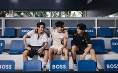 Bộ ba nam thần "Mưa Đỏ" khuấy đảo sân pickleball 
