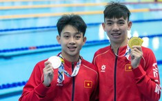 "Rái cá sông Gianh" Huy Hoàng lần thứ 5 giành HCV bơi 1500m SEA Games, visual kình ngư HCB bên cạnh cũng hot không kém