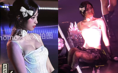 Nữ idol 18 tuổi mặc đồ quá bạo, fan bức xúc