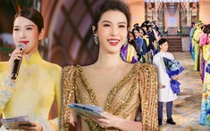 MC Phương Uyên tạo dấu ấn khi dẫn sự kiện Miss Cosmo 2025: Song ngữ mượt mà, xướng tên quốc gia nghe “đã tai”