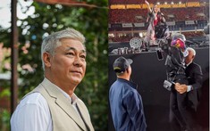 Vệ sĩ tóc bạc U65 của Mỹ Tâm nhấc bổng một người ngay trong show