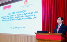 Học viện Chính trị quốc gia Hồ Chí Minh tổ chức tọa đàm khoa học về tăng cường sự tham gia của người dân trong quản trị môi trường
