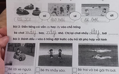 Bài tập tiếng Việt của học sinh tiểu học khiến nhiều phụ huynh "khóc không thành tiếng": Tại sao lại có thể khó đến vậy?