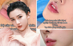 Nhân trung giọt nước chuẩn Trung Hoa khiến chị em phát sốt, người khen kẻ chê "chắc hứng nước luôn được"