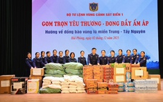 Bộ Tư lệnh Vùng Cảnh sát biển 1 chung tay hỗ trợ đồng bào tỉnh Đắk Lắk bị thiệt hại do mưa lũ