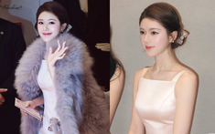 Triệu Lộ Tư lộ cằm dài bất thường trong tạo hình tiểu thư tài phiệt