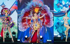 Dàn mỹ nhân Miss Cosmo 2025 mang sắc màu Carnival lên sân khấu Lễ hội trà quốc tế 2025