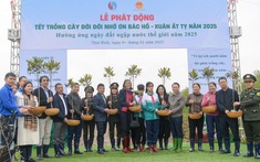 10.000 cây xanh được trồng tại Lễ phát động “Tết trồng cây đời đời nhớ ơn Bác Hồ”, xuân Ất Tỵ năm 2025