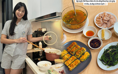 Mai Ngọc khoe chế độ dinh dưỡng bà bầu, để ý kỹ mới thấy người đẹp luôn sử dụng món đồ này cho mỗi bữa ăn