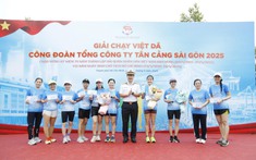 Giải chạy việt dã Công đoàn Tân cảng Sài Gòn thu hút gần 500 cán bộ, đoàn viên tham gia
