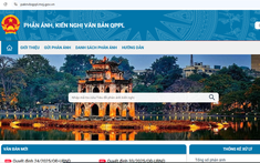 Vận hành thử nghiệm hệ thống tiếp nhận phản ánh về văn bản truc tiep bong da c1 phạm pháp luật
