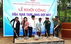 Quảng Nam quyết tâm về đích xóa nhà tạm, nhà dột nát trước 1/9