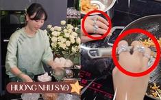 Phú bà đeo 6 hi88. com nhẫn kim cương khi nấu ăn, chẳng ngại bẩn nhờ một món "bảo bối"