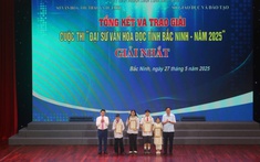 Tổng kết và trao hơn 144 giải trong Cuộc thi Đại sứ Văn hóa đọc tỉnh Bắc Ninh năm 2025