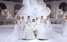 Omni Bridal ra mắt BST Amour Sans Fin với các “nàng thơ” nhan sắc ngọc ngà kiêu sa Thanh Thủy, Khánh Vân, Như Vân