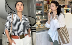 Hà Tăng, Song Hye Kyo tìm ra chiếc túi hoàn hảo nhất cho mùa hè, style nào cũng hi88. com đẹp