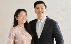 Visual "đỉnh nóc " của Doãn Hải My khi diện áo dài sánh đôi cùng Văn Hậu, nhan sắc đỉnh hơn cả thời thi hoa hậu