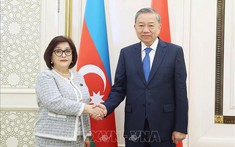 Tổng Bí thư Tô Lâm hội kiến Chủ tịch Quốc hội Azerbaijan