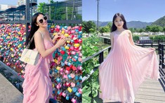 hi88.com - hi88.win Kim Huyền Sâm đăng loạt ảnh du lịch Hàn Quốc cùng con, 40 tuổi trẻ đẹp như 20
