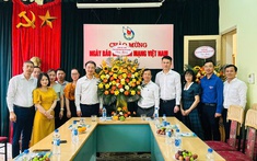Bí thư Trung ương Đoàn Nguyễn Tường Lâm chúc mừng Tạp chí Thanh niên nhân kỷ niệm 100 năm ngày Báo chí Cách mạng Việt Nam (21/6/1925-21/6/2025).