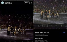 Fan Việt dùng Galaxy S25 Ultra quay concert quá “nét”, đến G-Dragon cũng phải lấy video đăng story Instagram