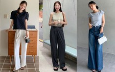 5 mẫu áo đơn giản mà tuyệt đẹp để mặc với quần ống rộng, giúp chị em được đánh giá cao ở gu thời trang