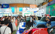 Dàn xe điện VinFast trở thành tâm điểm tại Entech Hanoi 2025