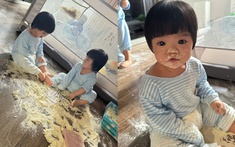 Cặp sinh ba siêu quậy Dâu - Kem - Sữa, idol mới nổi làng hi88 com vừa cho mẹ 1 buổi sáng đi từ "sảng hồn" đến "sảng ví"!