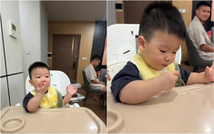 3,2 triệu người dán mắt vào xem bố Quang Hải ngồi vỗ tay cổ vũ cho bé Lido ăn bốc