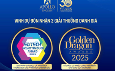 Apollo English – Đại diện Đông Nam Á duy nhất tỏa sáng tại EdTech Breakthrough Awards 2025