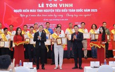 Tôn vinh 100 người hiến máu tình nguyện tiêu biểu toàn quốc năm 2025 – Những trái tim nhân ái lan tỏa sự sống