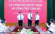 Học viện Chính trị Quốc gia Hồ Chí Minh công bố quyết định về công tác cán bộ