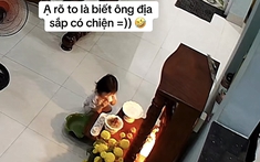 Nghe tiếng con gái "Ạ" một cái rõ to, mẹ bé đoán ngay sắp có nhà cái hi88 xảy ra với... ông địa