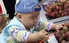 Đưa cháu trai đi siêu thị, cậu bé làm nát cả rổ nho, phản ứng của người ông hi88 gg nhân viên tức đến phát khóc